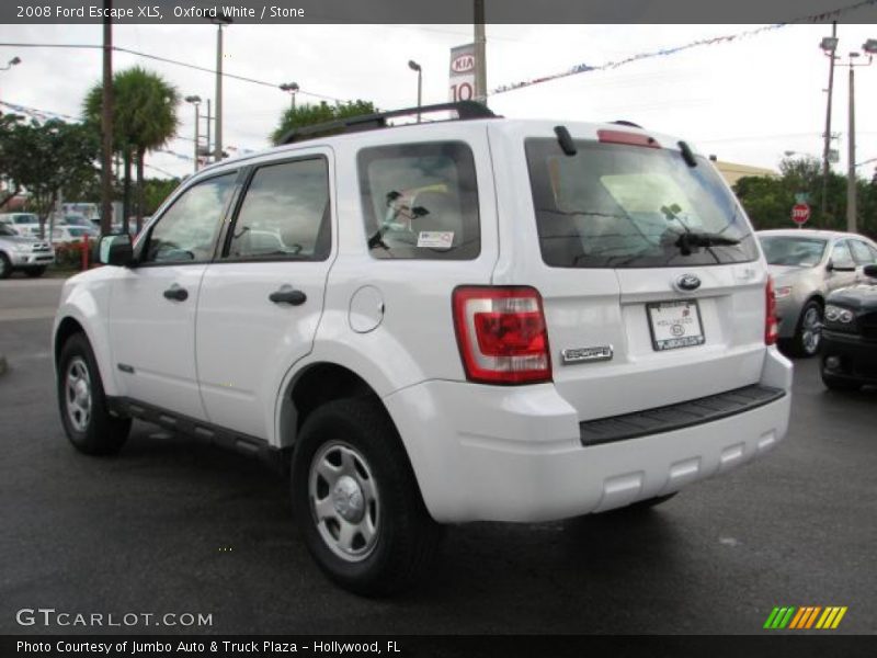 Oxford White / Stone 2008 Ford Escape XLS