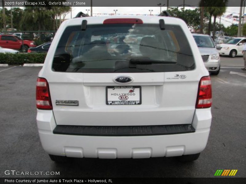 Oxford White / Stone 2008 Ford Escape XLS