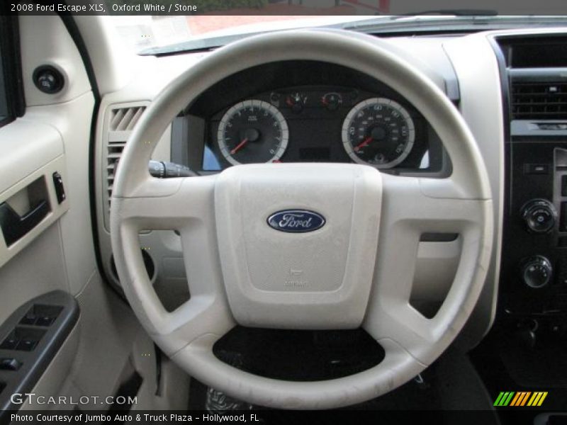 Oxford White / Stone 2008 Ford Escape XLS