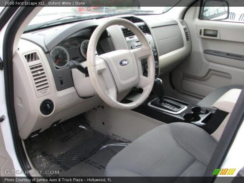 Oxford White / Stone 2008 Ford Escape XLS