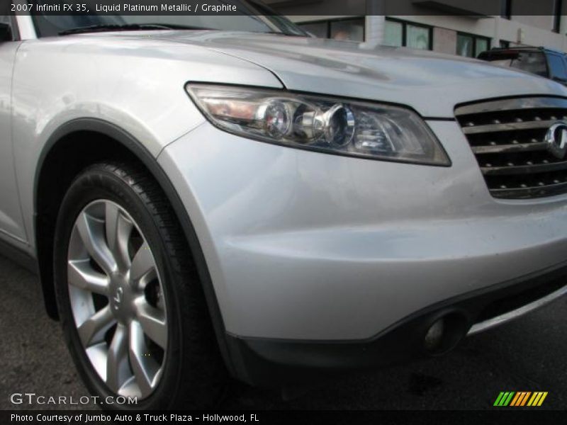 Liquid Platinum Metallic / Graphite 2007 Infiniti FX 35