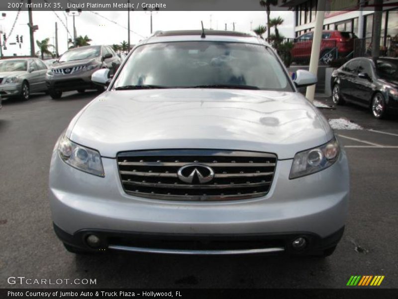 Liquid Platinum Metallic / Graphite 2007 Infiniti FX 35