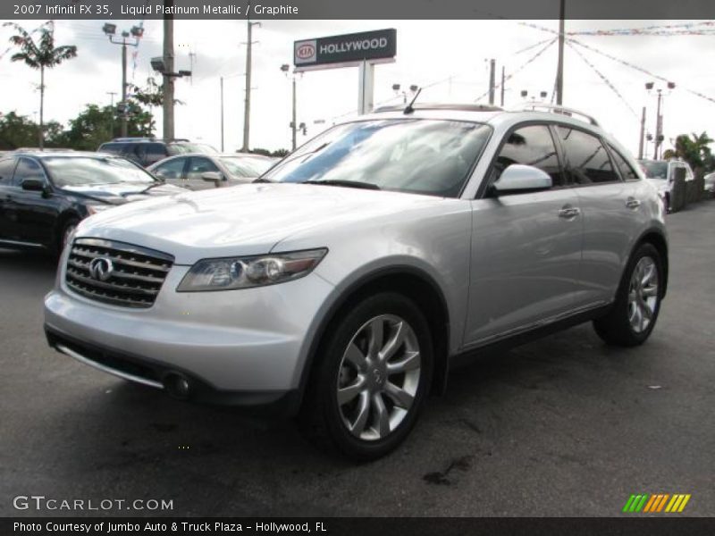 Liquid Platinum Metallic / Graphite 2007 Infiniti FX 35