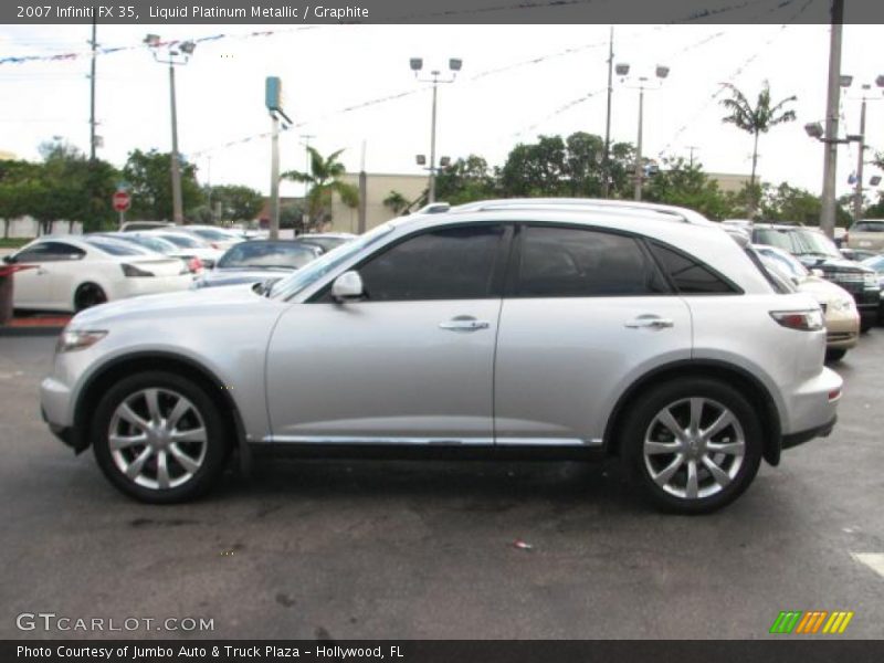 Liquid Platinum Metallic / Graphite 2007 Infiniti FX 35