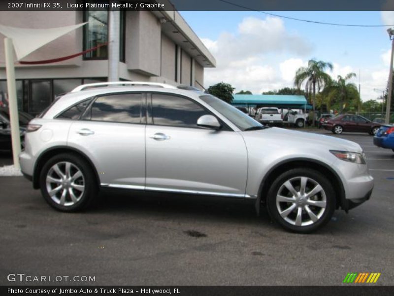 Liquid Platinum Metallic / Graphite 2007 Infiniti FX 35