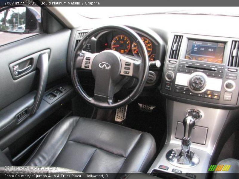 Liquid Platinum Metallic / Graphite 2007 Infiniti FX 35