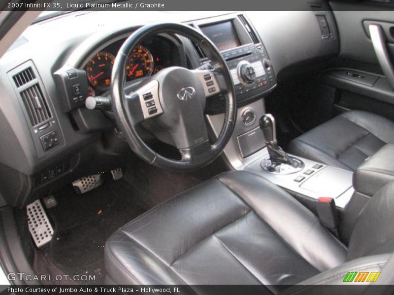 Liquid Platinum Metallic / Graphite 2007 Infiniti FX 35