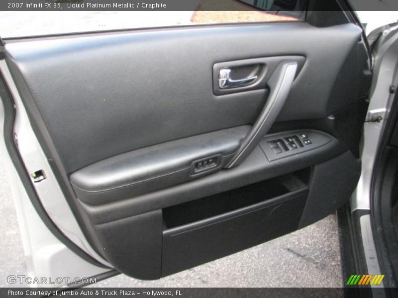 Liquid Platinum Metallic / Graphite 2007 Infiniti FX 35