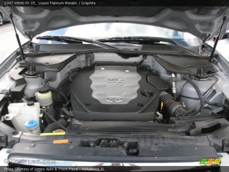 Liquid Platinum Metallic / Graphite 2007 Infiniti FX 35