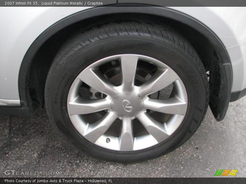 Liquid Platinum Metallic / Graphite 2007 Infiniti FX 35