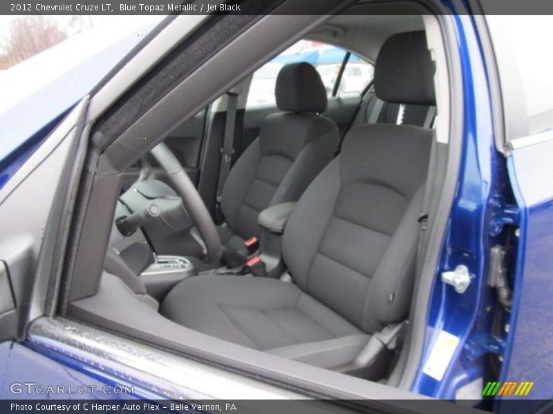 Blue Topaz Metallic / Jet Black 2012 Chevrolet Cruze LT