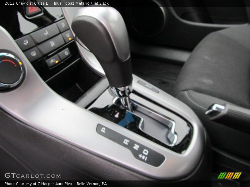 Blue Topaz Metallic / Jet Black 2012 Chevrolet Cruze LT