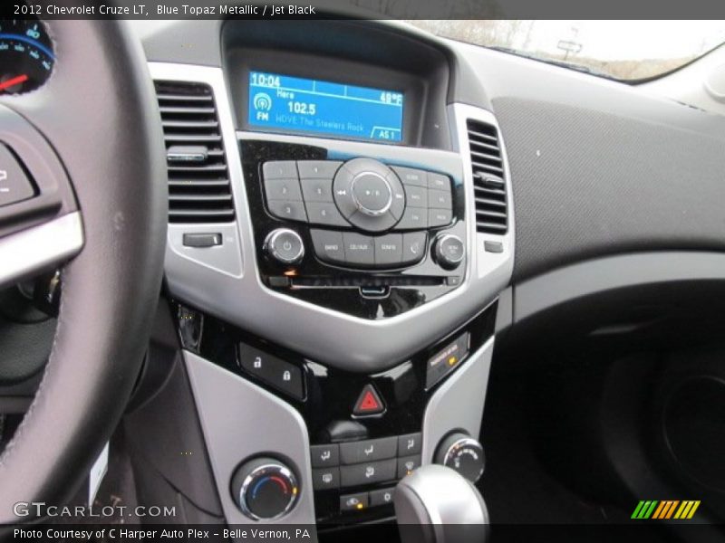 Blue Topaz Metallic / Jet Black 2012 Chevrolet Cruze LT