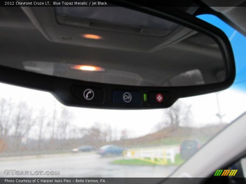 Blue Topaz Metallic / Jet Black 2012 Chevrolet Cruze LT