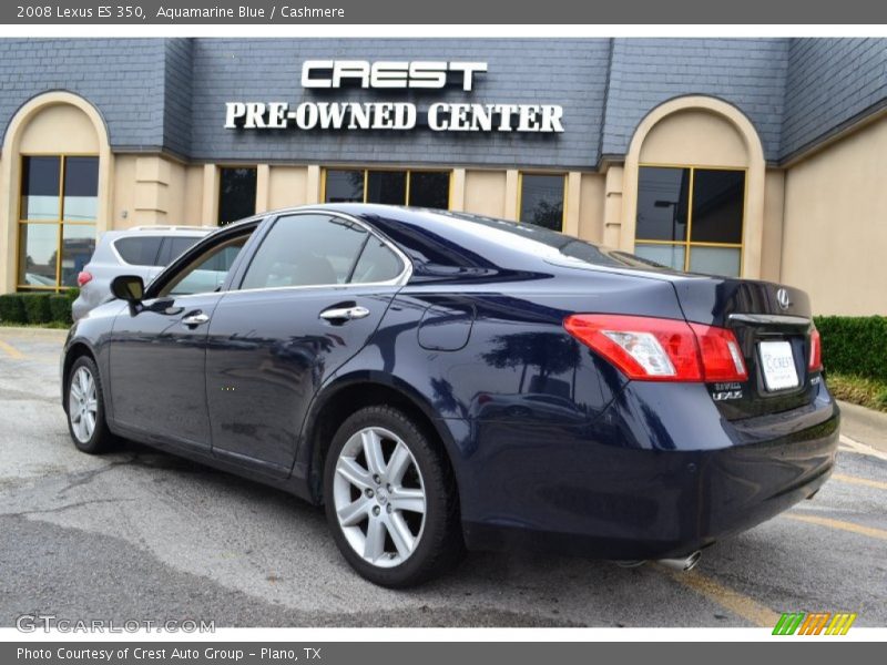 Aquamarine Blue / Cashmere 2008 Lexus ES 350