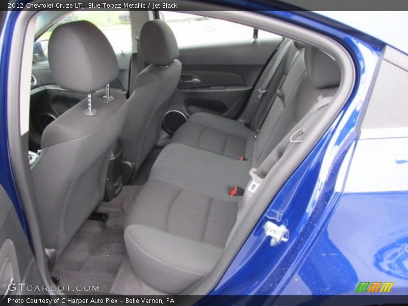 Blue Topaz Metallic / Jet Black 2012 Chevrolet Cruze LT