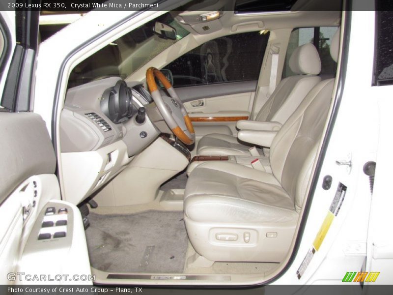 Crystal White Mica / Parchment 2009 Lexus RX 350