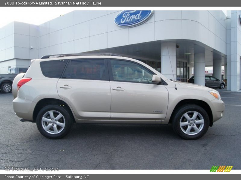 Savannah Metallic / Taupe 2008 Toyota RAV4 Limited