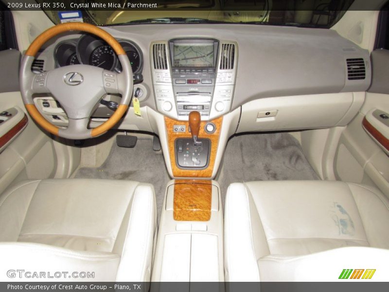 Crystal White Mica / Parchment 2009 Lexus RX 350
