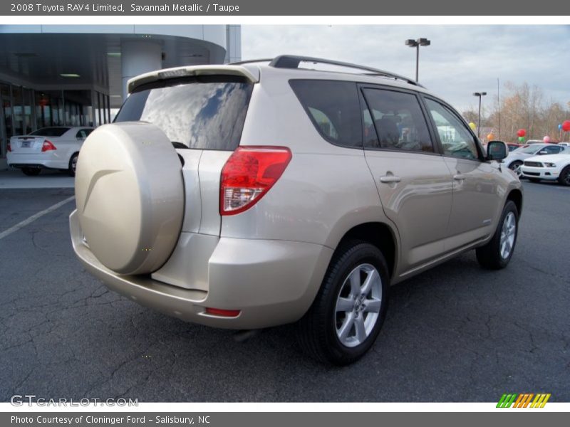 Savannah Metallic / Taupe 2008 Toyota RAV4 Limited