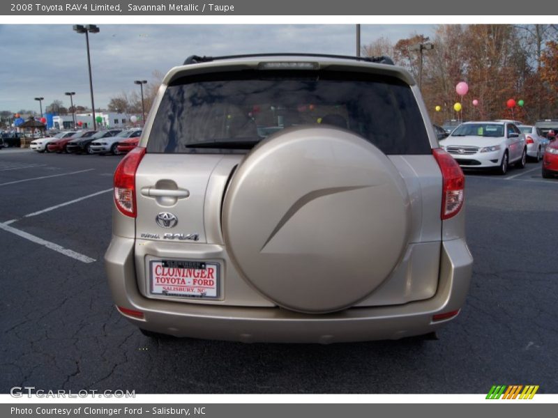 Savannah Metallic / Taupe 2008 Toyota RAV4 Limited