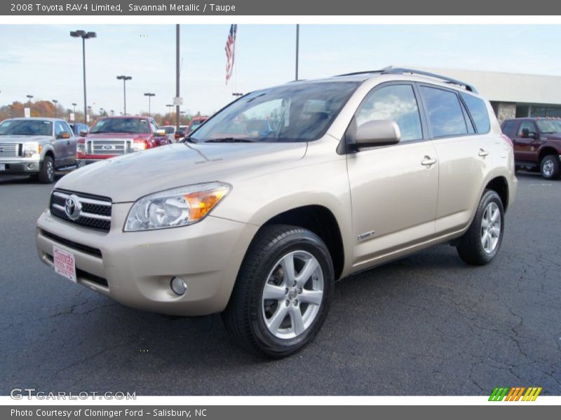 Savannah Metallic / Taupe 2008 Toyota RAV4 Limited