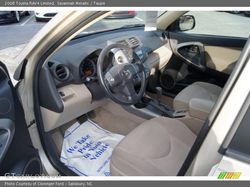 Savannah Metallic / Taupe 2008 Toyota RAV4 Limited