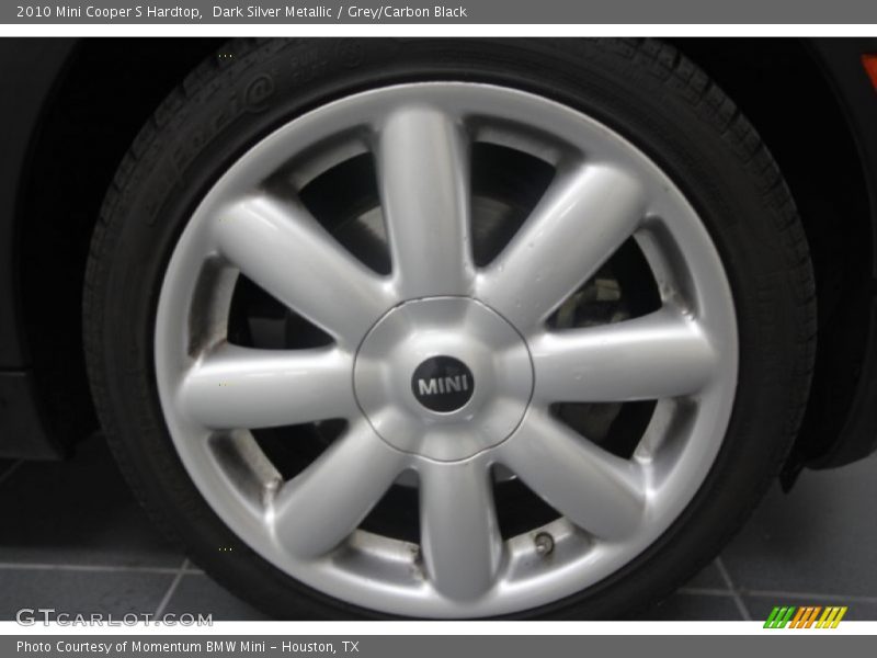 Dark Silver Metallic / Grey/Carbon Black 2010 Mini Cooper S Hardtop