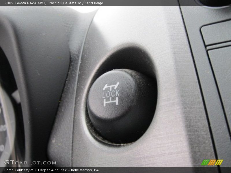 Pacific Blue Metallic / Sand Beige 2009 Toyota RAV4 4WD