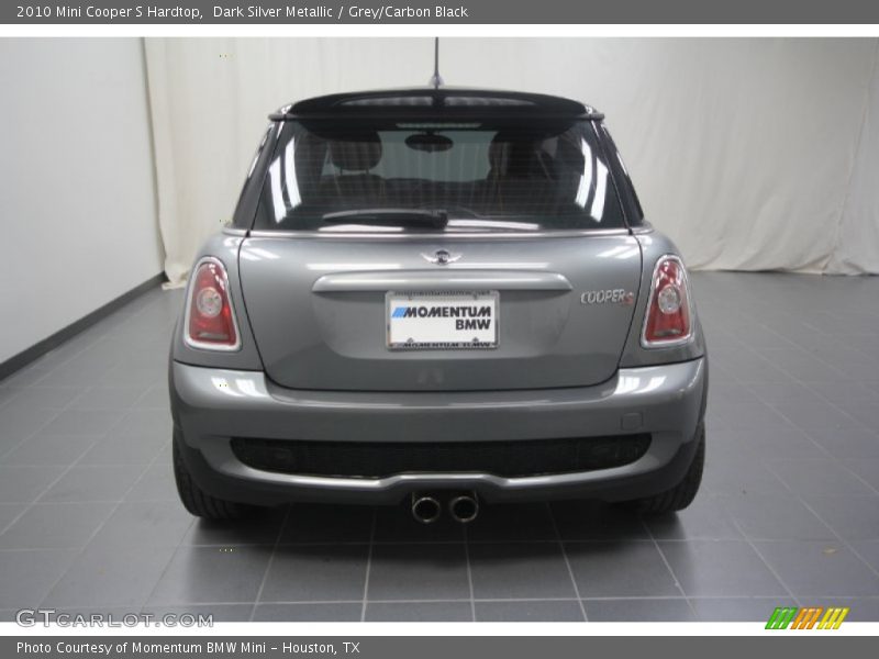Dark Silver Metallic / Grey/Carbon Black 2010 Mini Cooper S Hardtop