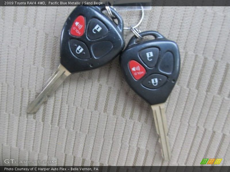 Pacific Blue Metallic / Sand Beige 2009 Toyota RAV4 4WD