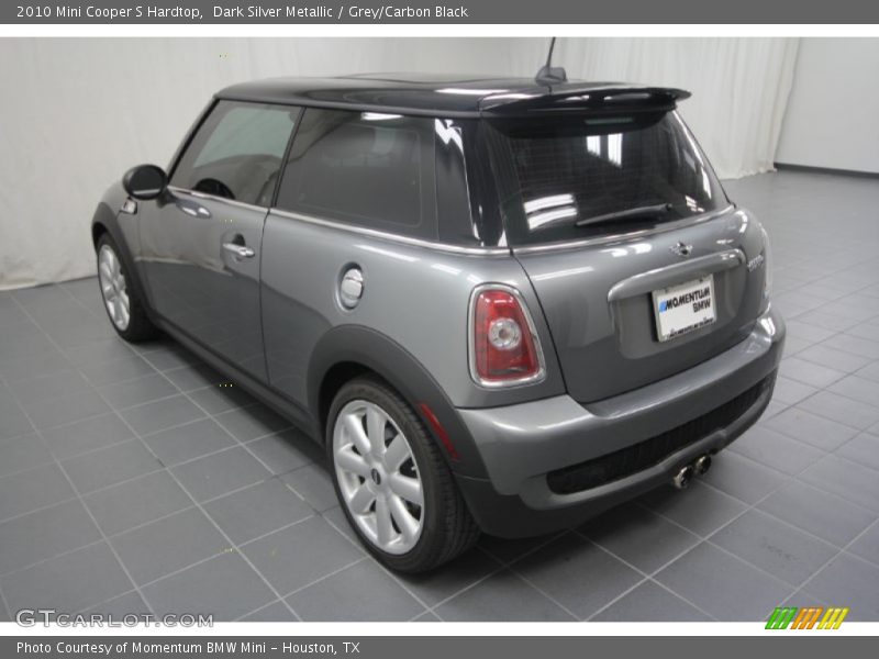 Dark Silver Metallic / Grey/Carbon Black 2010 Mini Cooper S Hardtop