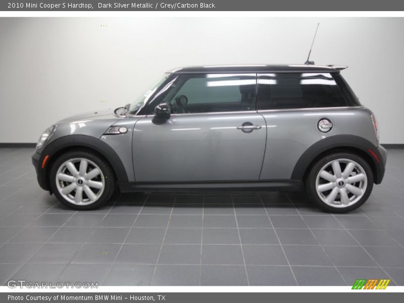Dark Silver Metallic / Grey/Carbon Black 2010 Mini Cooper S Hardtop