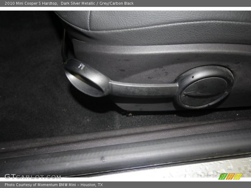 Dark Silver Metallic / Grey/Carbon Black 2010 Mini Cooper S Hardtop