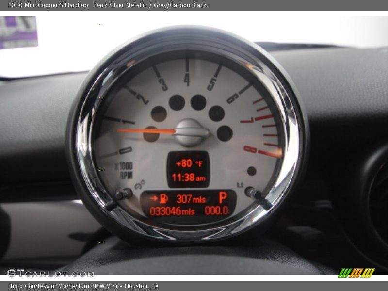 Dark Silver Metallic / Grey/Carbon Black 2010 Mini Cooper S Hardtop