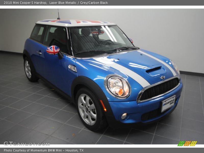 Laser Blue Metallic / Grey/Carbon Black 2010 Mini Cooper S Hardtop