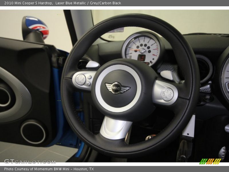 Laser Blue Metallic / Grey/Carbon Black 2010 Mini Cooper S Hardtop