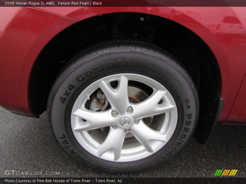 Venom Red Pearl / Black 2008 Nissan Rogue SL AWD