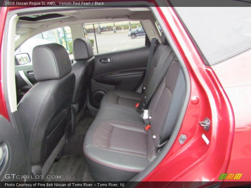 Venom Red Pearl / Black 2008 Nissan Rogue SL AWD