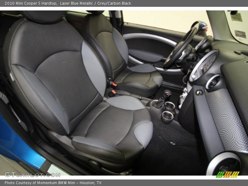 Laser Blue Metallic / Grey/Carbon Black 2010 Mini Cooper S Hardtop