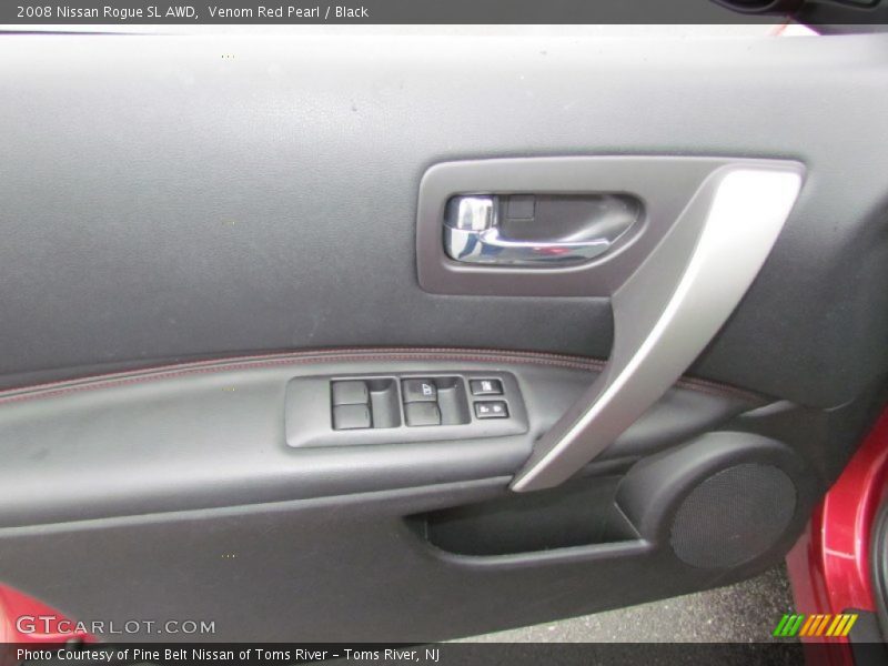 Venom Red Pearl / Black 2008 Nissan Rogue SL AWD