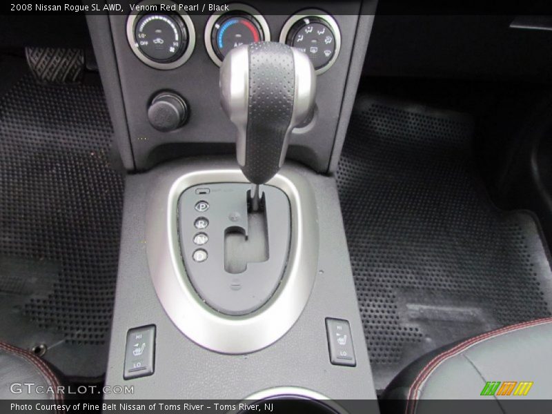 Venom Red Pearl / Black 2008 Nissan Rogue SL AWD