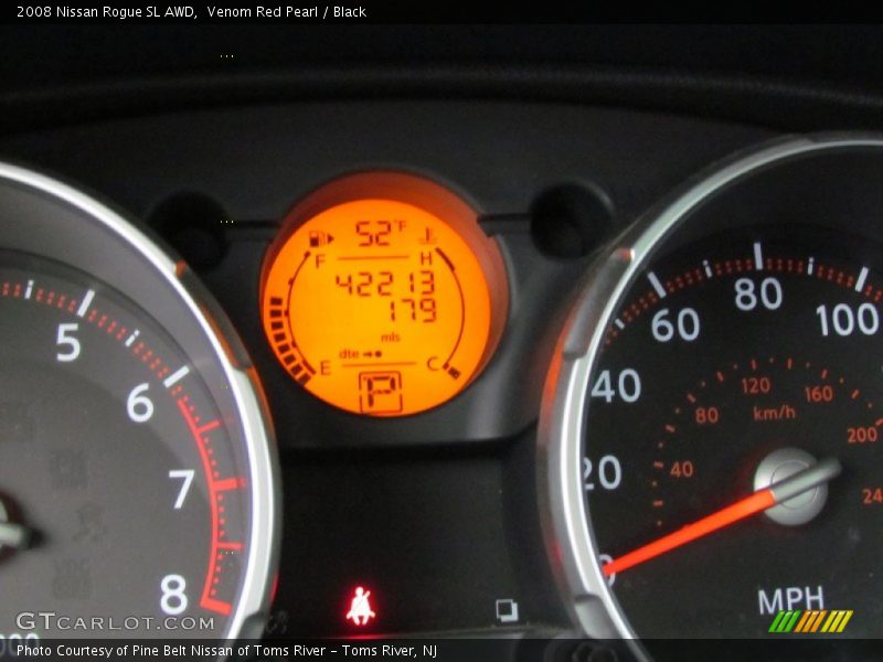 Venom Red Pearl / Black 2008 Nissan Rogue SL AWD