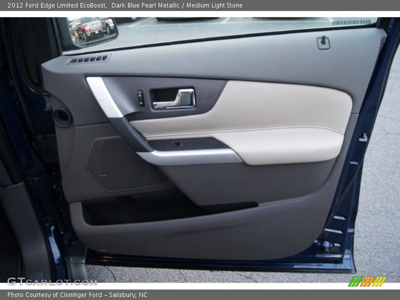 Dark Blue Pearl Metallic / Medium Light Stone 2012 Ford Edge Limited EcoBoost