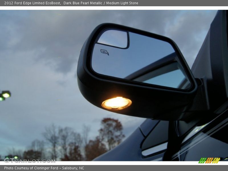 Dark Blue Pearl Metallic / Medium Light Stone 2012 Ford Edge Limited EcoBoost