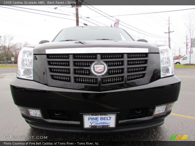 Black Raven / Ebony 2008 Cadillac Escalade AWD