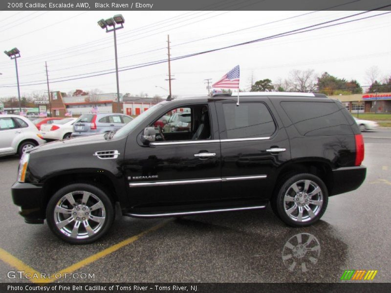 Black Raven / Ebony 2008 Cadillac Escalade AWD