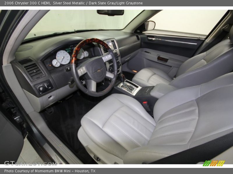 Silver Steel Metallic / Dark Slate Gray/Light Graystone 2006 Chrysler 300 C HEMI