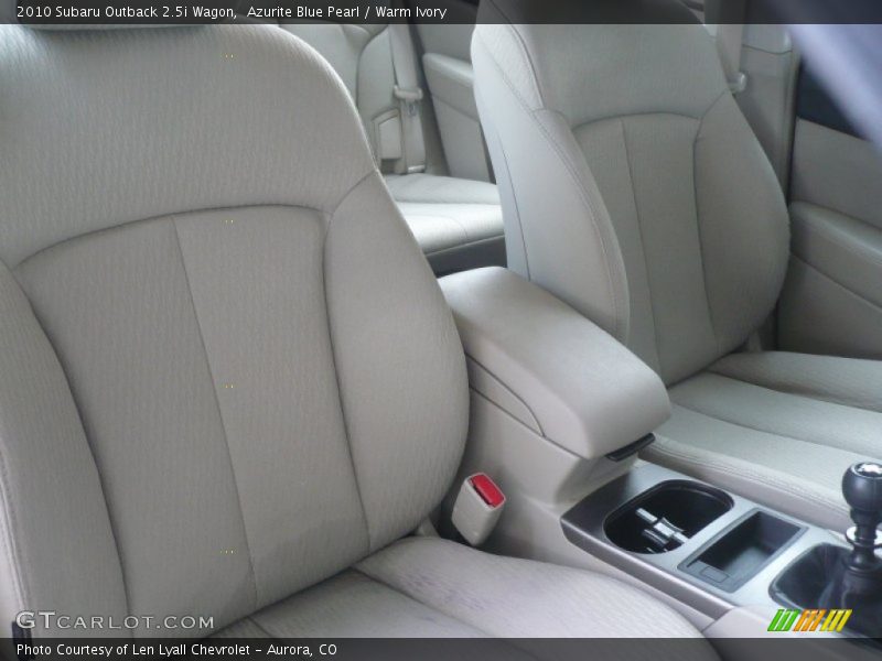 Azurite Blue Pearl / Warm Ivory 2010 Subaru Outback 2.5i Wagon