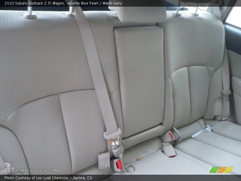 Azurite Blue Pearl / Warm Ivory 2010 Subaru Outback 2.5i Wagon